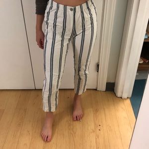 RARE blue & white striped Tildens from BRANDY